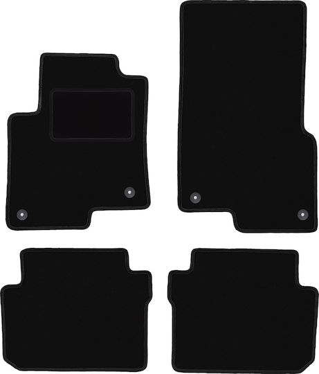 Velour Mats Set Smart Forfour I Hatchback 2004-2007