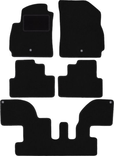 Velours Teppichmatten Set Chevrolet Orlando I Minivan 2010-2018