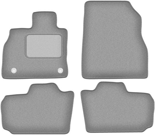 Gray Car Mats Nissan Leaf I Hatchback 2010-2017
