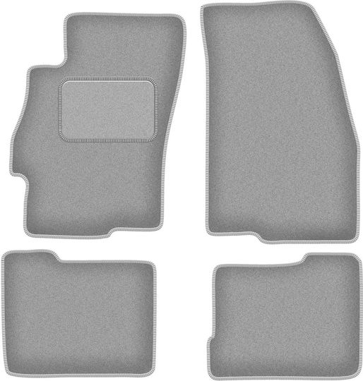 Gray Car Mats Fiat Linea Sedan 2009-2015