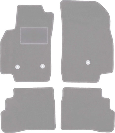 Gray Car Mats Opel Karl Hatchback 2015