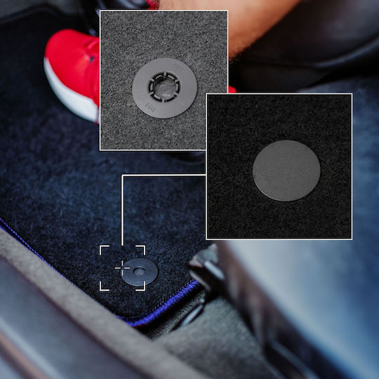 Covorașe auto Carlux-albastru Mercedes Citan Kombivan 2012