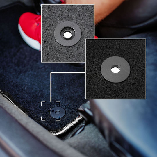 Carlux Silver Car Mats Volkswagen Tiguan Allspace 7 Seater 2017