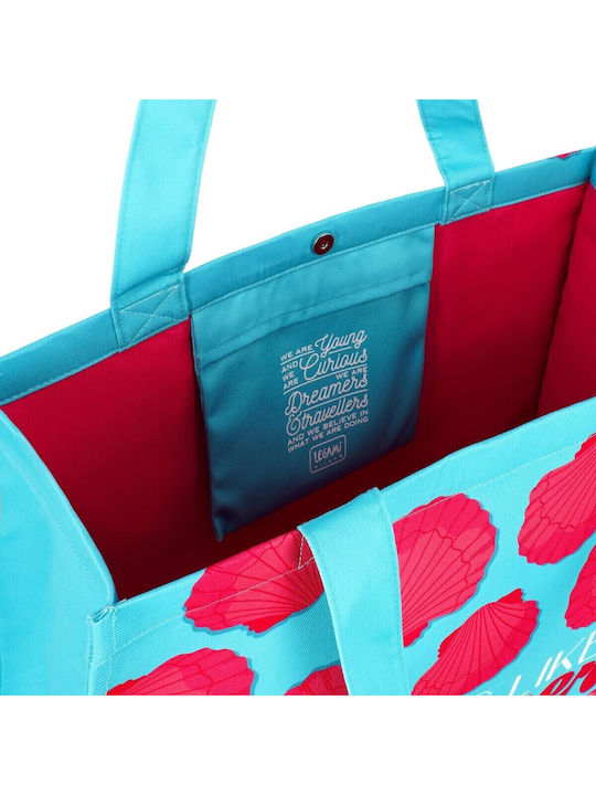 Legami Milano Fabric Beach Bag Light Blue