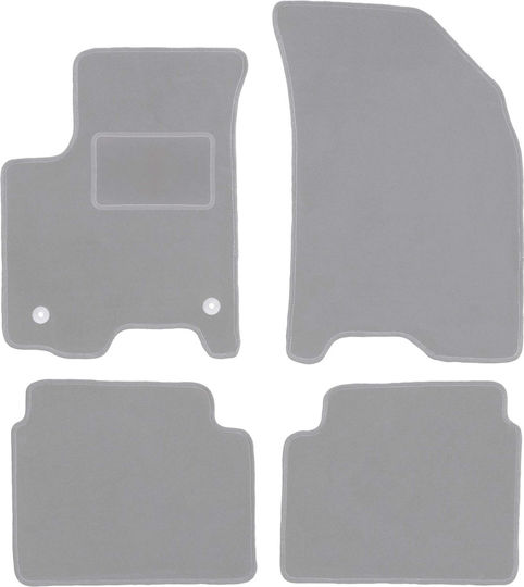 Gray Car Mats Chevrolet Aveo I T200 T250 Hatchback Sedan 2002-2011