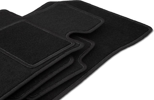 Black Velvet Floor Mats Saab 900 Ii Cabrio 1994-1995