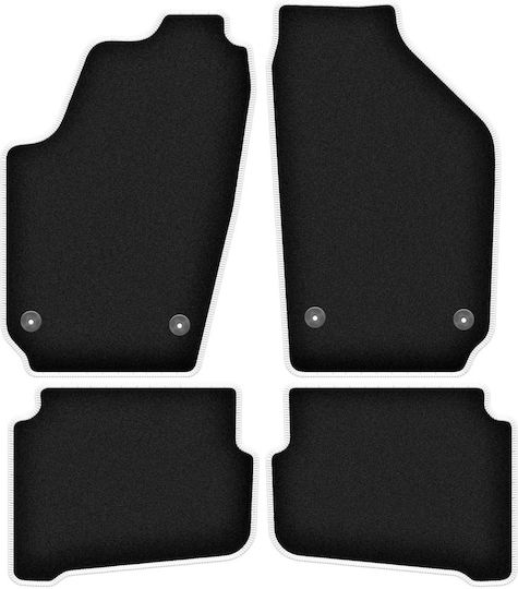 Carlux-silver Car Mats Seat Ibiza Iii 6l Hatchback 2002-2008