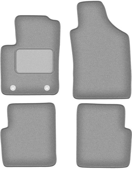 Gray Car Mats Ford Ka Mk2 Hatchback 2008-2012