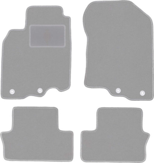 Gray Car Mats Honda Insight Ii Hatchback 2009-2014