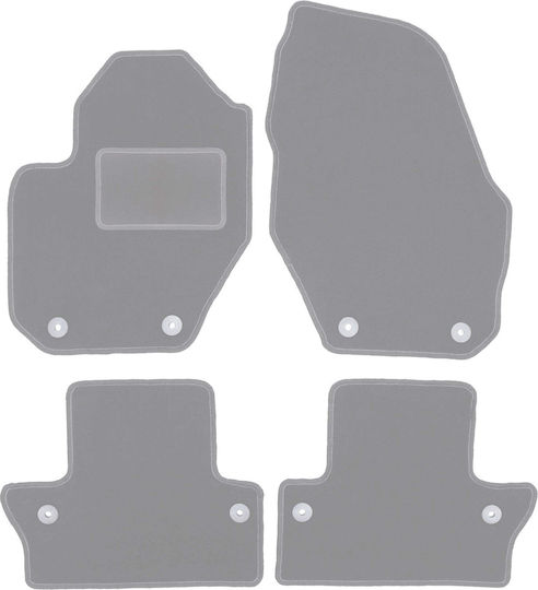 Gray Car Mats for Volvo V60 Cross Country Station Wagon 2011-2017