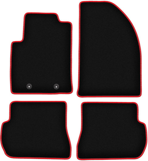 Carlux-червени стелки за кола Ford Fusion Hatchback 2005-2012