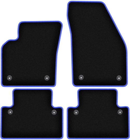 Carlux Blue Car Mats Volvo S40 II Sedan 2004-2012