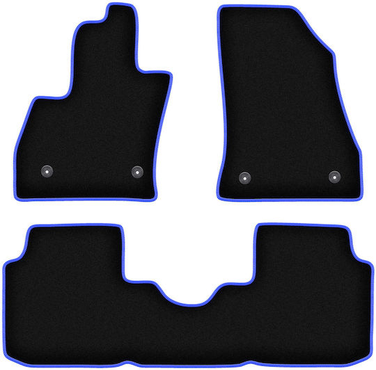 Carlux Blue Car Mats Fiat 500L Minivan 2012
