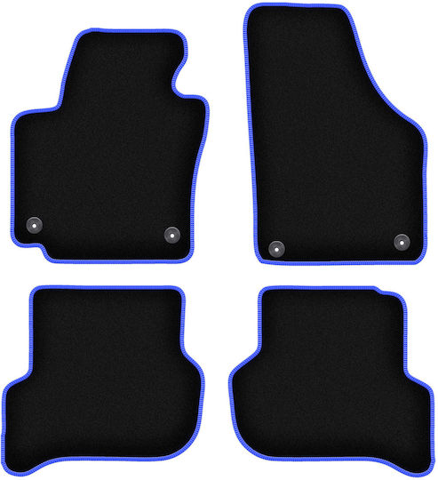 Carlux-blaue Autoteppiche Volkswagen Golf Plus Minivan 2005-2014