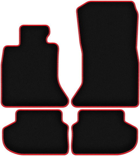 Carlux-rote Autoteppiche BMW 5 F10 FL Limousine 2013-2017