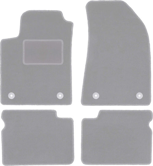 Gray Car Mats Fiat Bravo II Hatchback 2007-2012