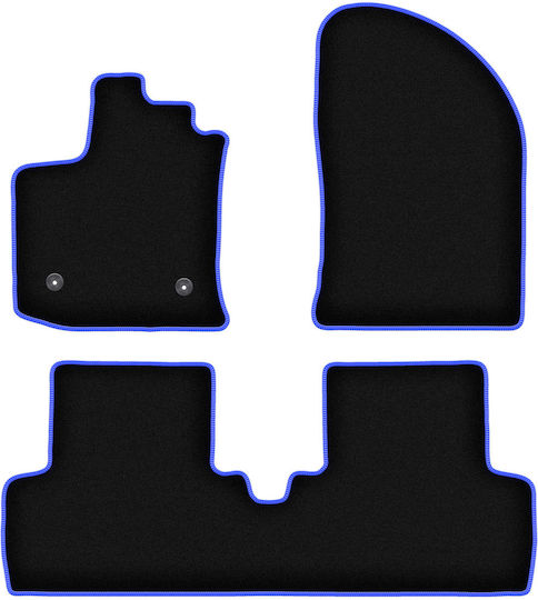 Carlux-blue Car Mats Dacia Lodgy Minivan 2012