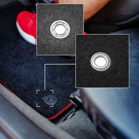 Carlux-red Car Mats Jaguar S-type X204 Sedan 2002-2008