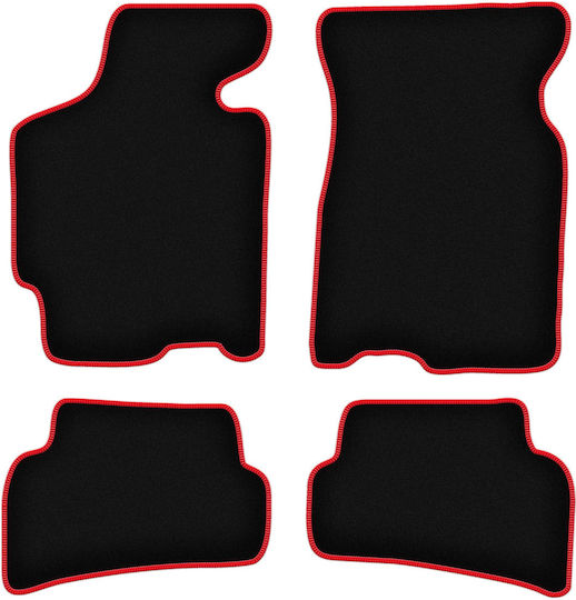Carlux-rote Fußmatten Mazda Xedos 6 Limousine 1992-1999