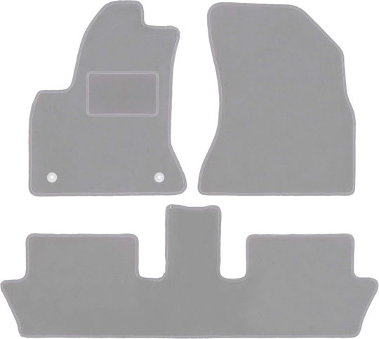 Graue Autofußmatten Citroen C4 Grand Picasso Minivan 2006-2013