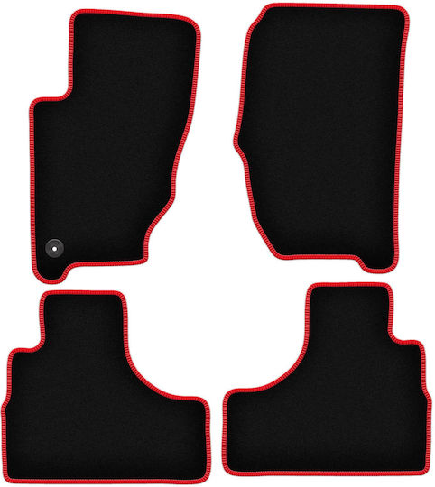 Carlux-rote Fußmatten Jeep Cherokee Liberty Kj Offroad 2002-2007