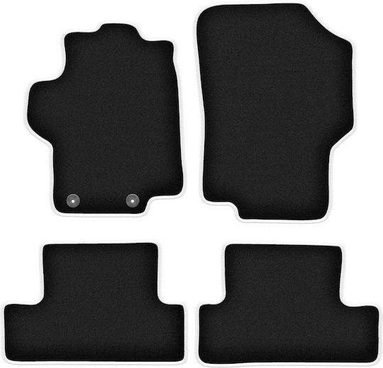 Carlux Silver Car Mats Peugeot 1007 Minivan 2004-2009