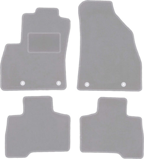 Graue Autofußmatten Fiat Fiorino III Combivan 2007-2017