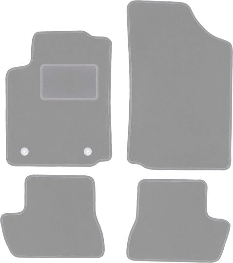 Gray Car Mats Citroen C2 Hatchback 2003-2009