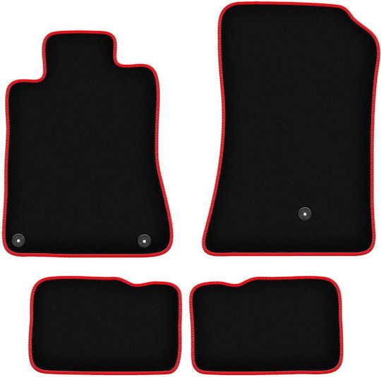 Carlux-rote Autoteppiche Mercedes SL R129 Roadster 1998-2002