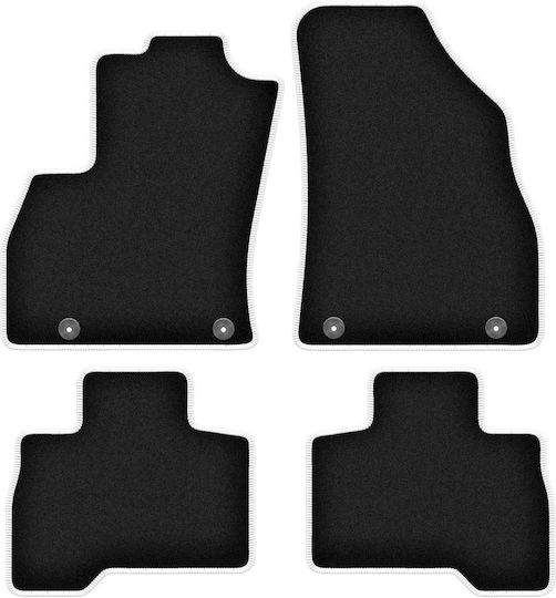 Carlux-silver Car Mats Peugeot Bipper Kombivan Tepee 2007-2017