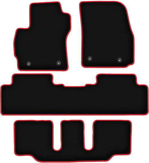 Carlux-red Car Mats Mazda Premacy Ii 7-seater 2005-2010