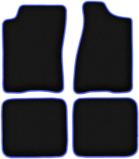 Carlux-blaue Autofußmatten Audi 90 B3 Limousine 1986-1991