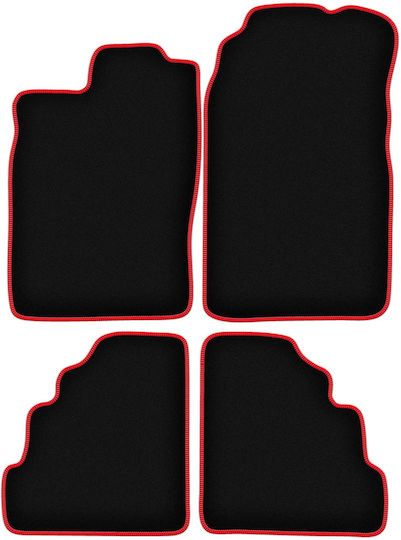 Carlux-red Car Mats Saab 900 Ii Hatchback Liftback 1994-1998