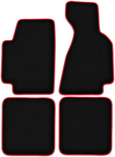 Carlux-red Car Mats Audi 80 B5 Cabrio 1994-2000
