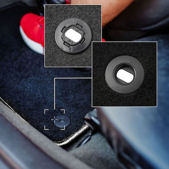 Carlux-silver Car Mats Toyota Hilux Viii Pickup 2015