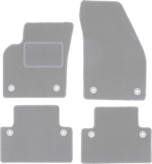 Gray Car Mats for Volvo V50 Station Wagon 2004-2012