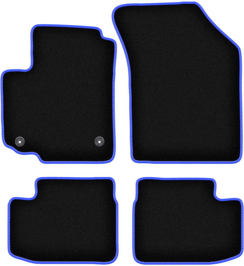 Carlux Blue Car Mats Suzuki SX4 I Hatchback 2006-2014