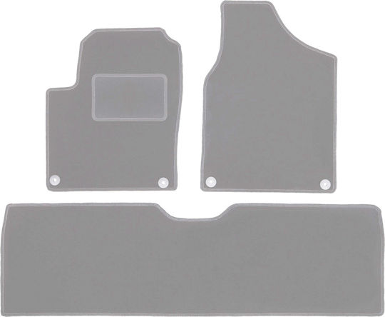 Gray Car Mats Volkswagen Sharan I Minivan 1995-2010