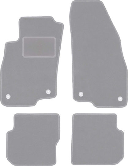 Graue Auto Fußmatten Alfa Romeo Mito Hatchback 2008-2019