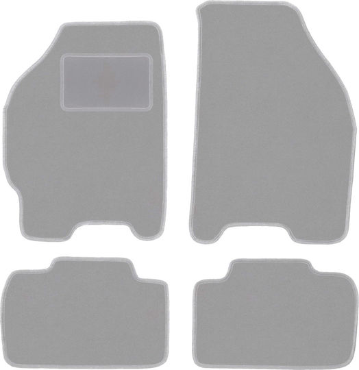 Gray Car Mats Fiat Punto II Hatchback 1999-2010