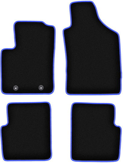 Covorașe auto Carlux-albastre Fiat 500 Cabrio Hatchback 2007-2013