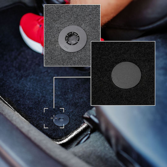 Carlux-silver Car Mats Dacia Lodgy Minivan 2012