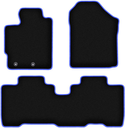 Carlux-blaue Autoteppiche Toyota Verso-s Minivan 2010-2015
