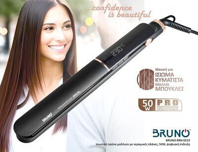 Bruno BRN-0219 Πρέσα Μαλλιών με Κεραμικές Πλάκες 50W