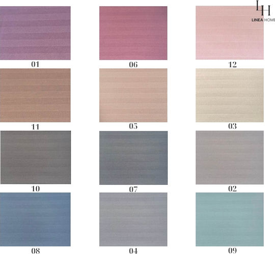 Linea Home Cearșaf Super dublu cu Elastic 160x200+25cm. Soft Soft Satin