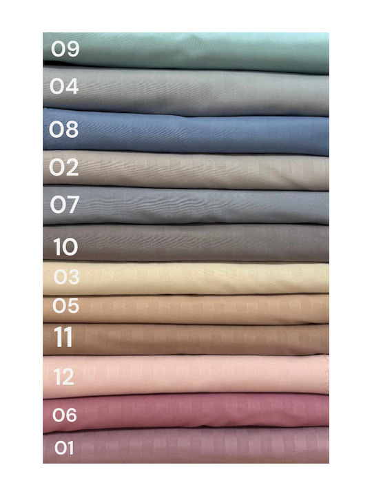 Linea Home Sheet Super-Double with Elastic 160x200+25cm. Soft Soft Satin