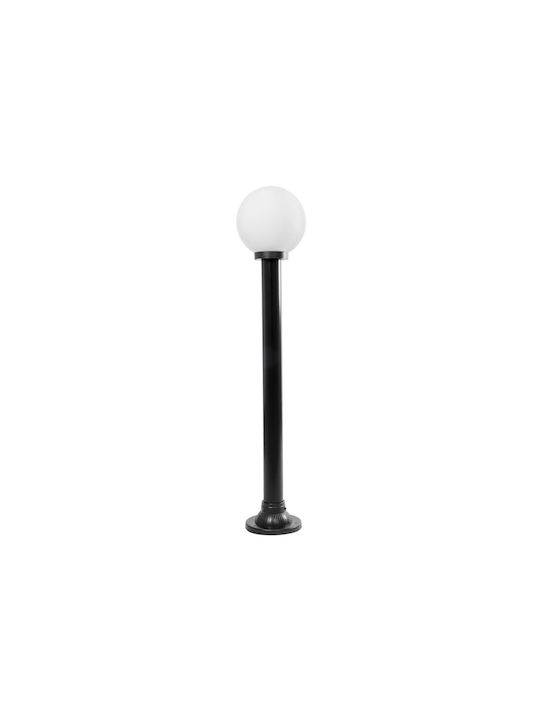 GloboStar Outdoor Small Post Floor Lamp IP65 for E27 Bulb Black