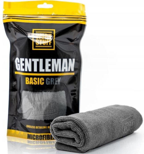 Work Stuff Gentleman Basic Cloth Microfiber Polishing for Body Car 350gsm Gray 40x40cm