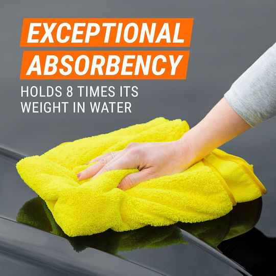 Armor All XL Cloth Microfiber Drying for Body Car Yellow 80x58cm