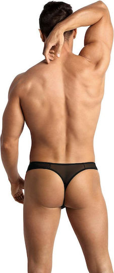Anais Apparel Ανδρικό Sexy String Μαύρο